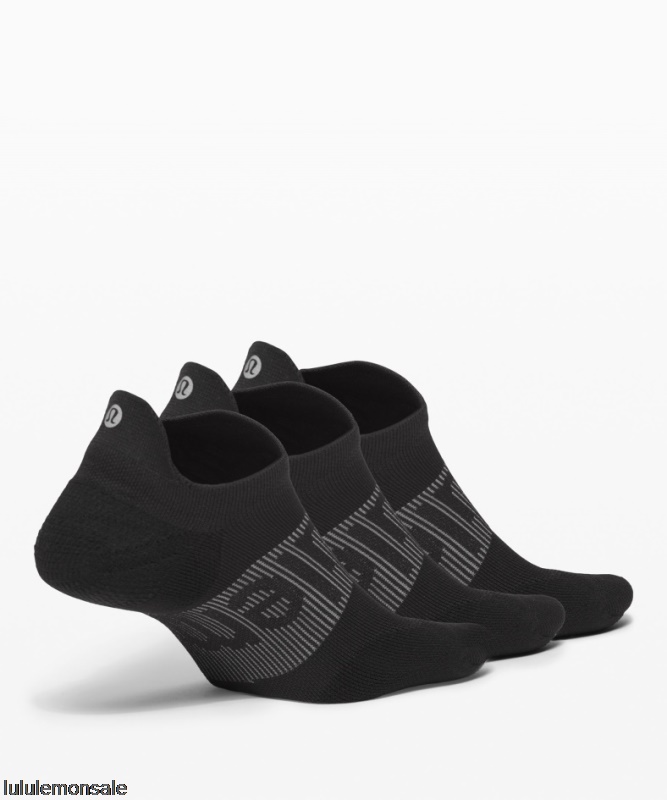 Lululemon Damen DELULU447 | Power Stride Tab Sock 3 Pack Schwarz